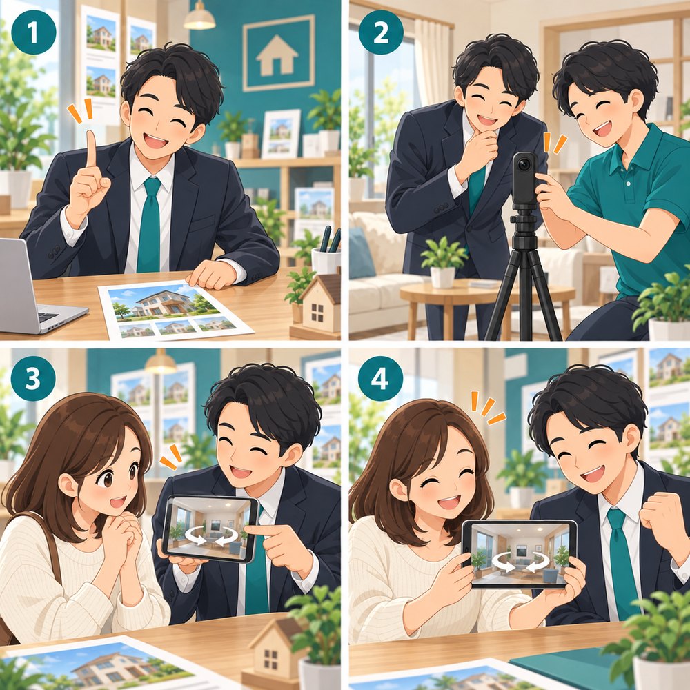 お試しプラン 実装後イメージ4コマ